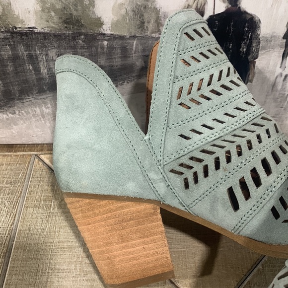 Frye Allister Leather Bootie Pale Jade 7 - Picture 11 of 16